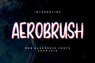Aerobrush: A Bold Display Font for Modern Branding