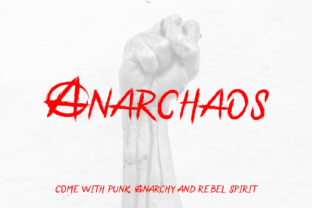 Anarchaos Font for Bold Craft Creations