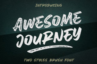 Awesome Journey Font for Handmade and Commercial Projects