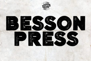 Besson: A Modern Display Font for Editorial Projects
