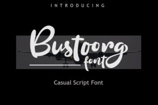 Bustoorg: A Creative Font for Handmade Projects