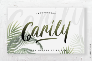 Carily: A Modern Handwritten Font for Web Design