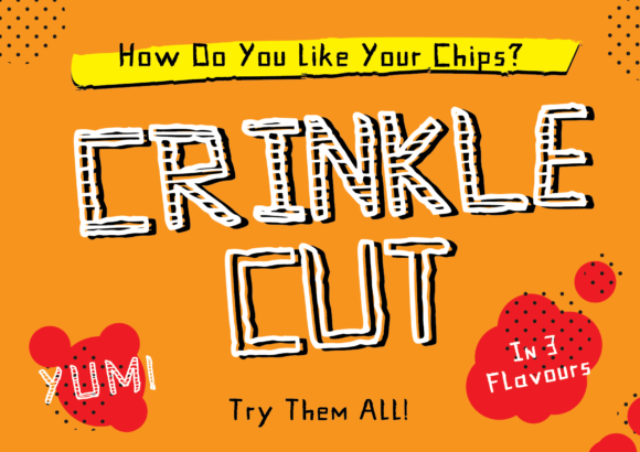 Crinkle Cut: A Stylish Display Font for Craft Creations