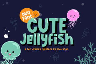 Cute Jellyfish Font for Whimsical Campaigns
