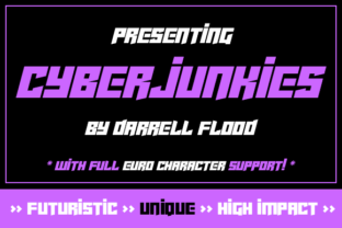 Cyberjunkies Font for Futuristic Campaigns