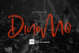Dinomo: A Bold Handwritten Font for Creative Makers