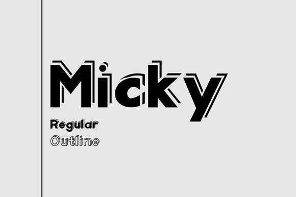 Enhance Your Editorial Design with the Playful Micky Font