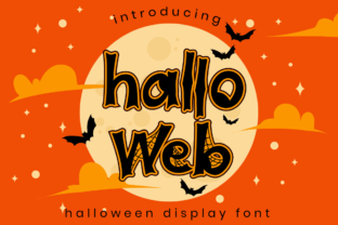 Halloweb: A Spooky Display Font for Creative Makers
