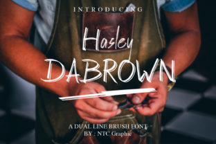 Hasley Dabrown Font for Handmade and Commercial Projects