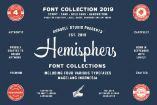 Hemishpers: A Vintage Display Font for Bold Branding