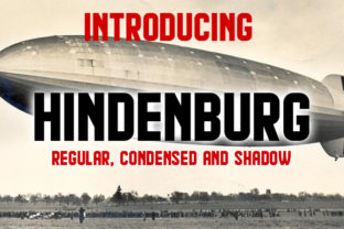 Hindenburg Font for Vintage-Inspired Branding
