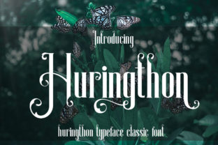 Huringthon: A Display Font for Sophisticated Web Design