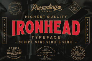 Ironhead: A Powerful Display Font for Bold Branding