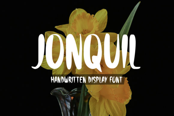 Jonquil Font: A Handwritten Spark for Branding Projects