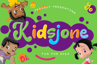 Kidsjone Font for Handmade Creations