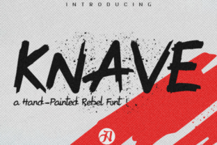 Knave Font for Handmade Labels and Creative Projects