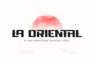 La Oriental: A Bold Font for Professional Branding