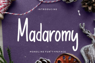 Madaromy: A Happy Display Font for Your Brand