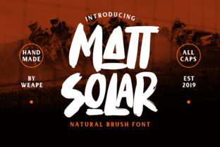 Mattsolar: A Bold Display Font for Modern Editorial Design