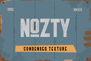 Nozty Font for Timeless Craft Projects