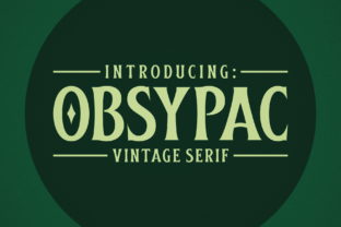 Obsypac: A Retro-Inspired Display Font for Creative Projects