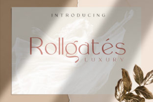 Rollgates: A Sophisticated Display Font for Modern Web Design