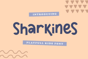 Sharkines: A Whimsical Display Font for Web Design