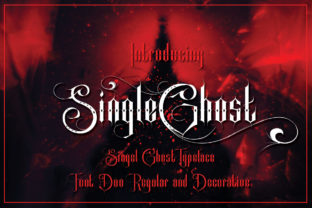 Single Ghost: A Spooky Font for Editorial Design