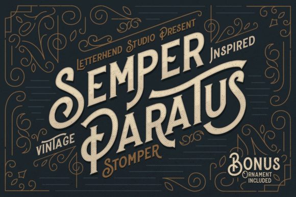 Stomper: A Vintage Display Font for Web Design