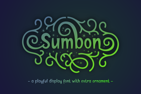 Sumbon: A Bold and Playful Font for Small Business Branding