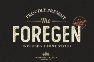 The Foregen: A Vintage-Inspired Display Font for Web Design
