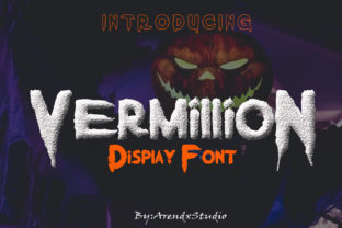 Vermillion: A Spooky Display Font for Editorial Design