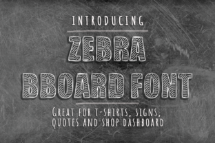 Zebra BBoard: A Bold Display Font for Editorial Projects